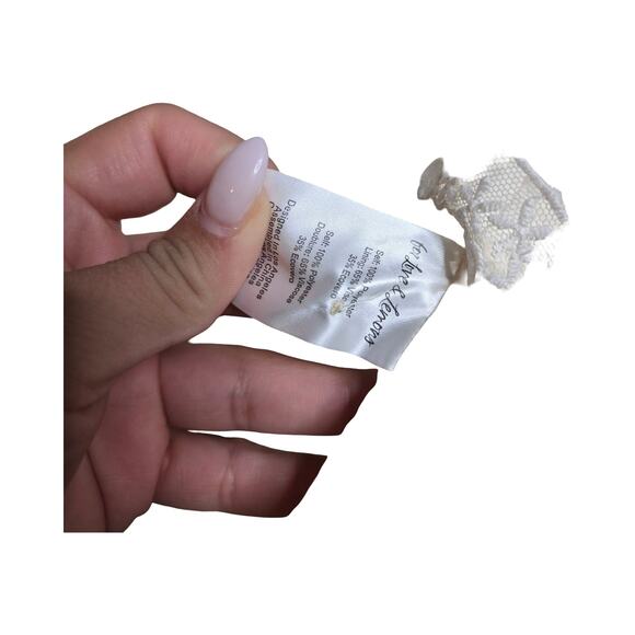 For Love & Lemons Ysabelle Lace Crop Top Size: L - Picture 6 of 8